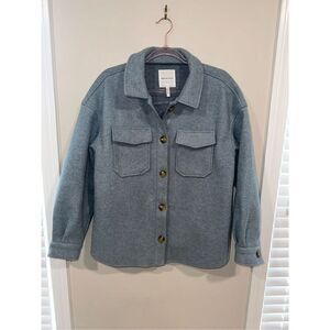 Avec Les Filles Jacket Shacket Anthropologie Button Front Oversized Women’s Size